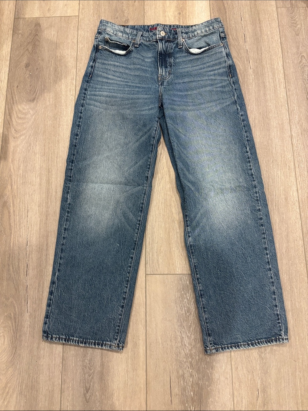 Lucky Brand Women's Straight-Leg Jeans in Medium Blue Wash